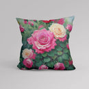 Axyaa Flower Pot Pattern Pillow Cover for Luxury Home Decor