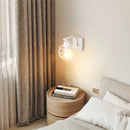 Axyaa Iron White Lampshade Wall Sconce - Modern Indoor Lighting