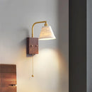 Nordic Copper Bedroom Wall Light by Axyaa: Adjustable LED, Zipper Switch, E27 Bulb