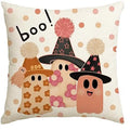 Axyaa Halloween Pumpkin Polka Dot Sofa Pillowcase