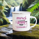 Axyaa Atsem Top Mug | Enamel Coffee Cup School Gifts