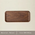 Axyaa Wooden Butterfly Plate - Rectangular Japanese Dining Tray