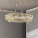 Axyaa Luxury Crystal Chandelier Ceiling Lamp for Family Villas, Living Rooms & Dining Rooms