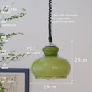 Axyaa Nordic French Milk Glass Chandelier in Postmodern Style