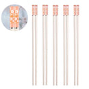 Axyaa Non-Slip Chopsticks Set - 5 Pairs for Sushi and Healthy Eating