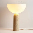 Luxury Glass Stone Floor Lamp Axyaa Brand Bedroom Living Room Bedside Light, Bulbs Included