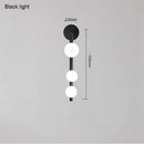 Axyaa Golden Black Metal Wall Sconces for Corridor Bathroom TV Background Mirror