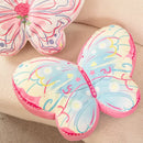 Axyaa High-Elastic Velvet Butterfly Alien Girl Style Sofa Pillow for Living Room