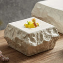 Axyaa Irregular Stone Plate Dish Hotel Restaurant High-end Tableware