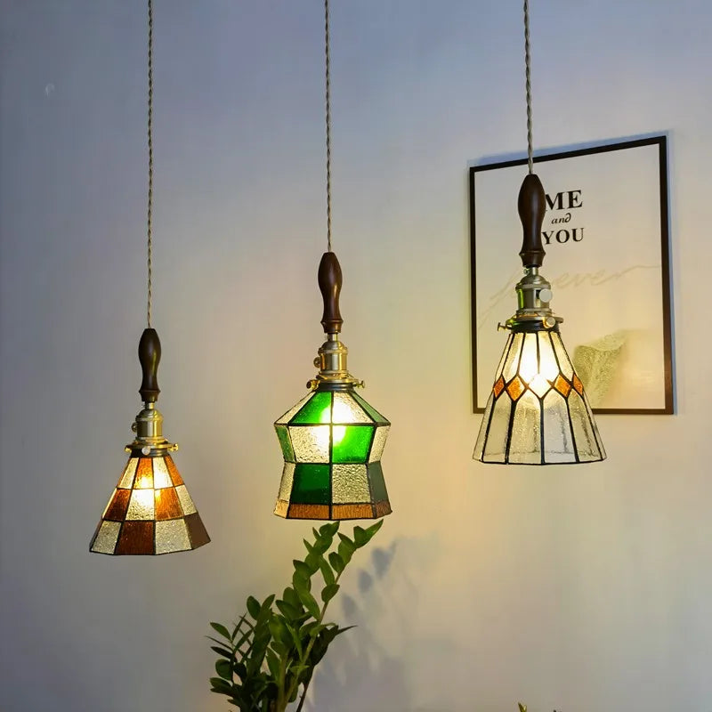 Axyaa Japanese Style LED Pendant Light Fixture for Bedroom Kitchen Bar Restaurant