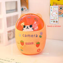 Axyaa Bear Desktop Organizer with Lid & Pen Holder - Cute & Multifunctional