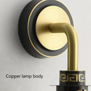 Axyaa All Copper Wall Lamp for Living Room Bedroom, Balcony, Corridor - Creative & Elegant