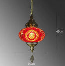 Axyaa Handmade Mosaic Glass Pendant Light for Bedroom, Bar, Kitchen Island