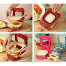 Axyaa Stainless Steel Sandwich Cutter with Hand Guard - Household Toast Bread Mold