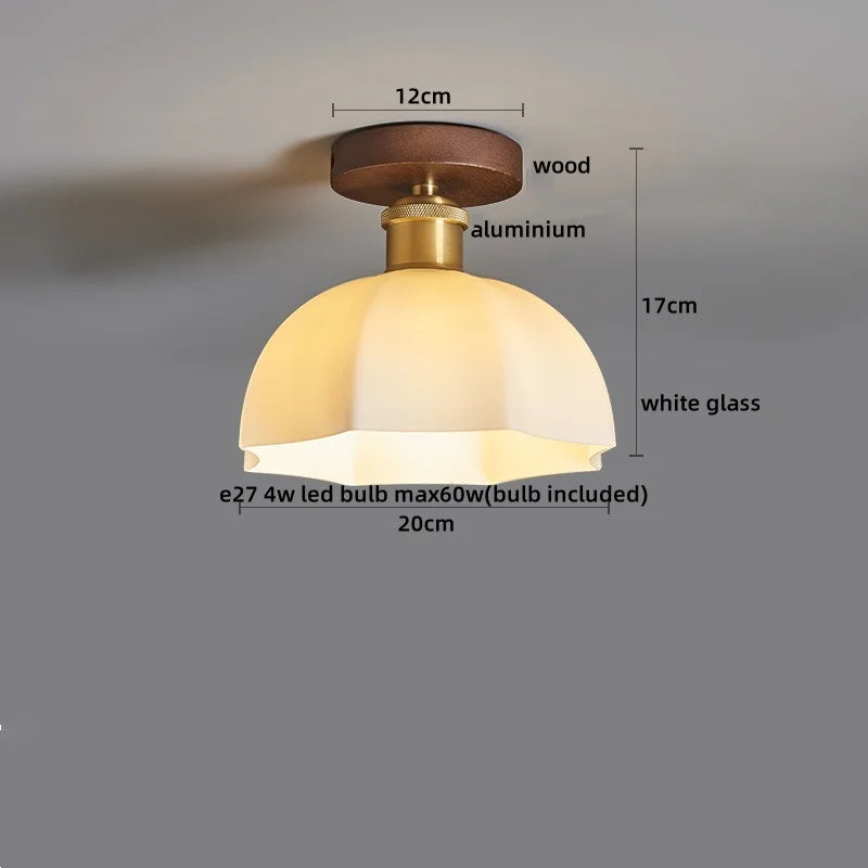 Axyaa Modern LED Ceiling Light for Indoor Lighting - Nordic Style Balcony Living Room Fixture