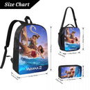 Axyaa Kids Backpack Lunch Box Pencil Boxes Set - Boys Girls School Bookbag