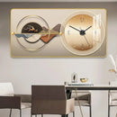 Axya Living Room Clock Decorative Painting - Mute Clock Hanging Art