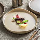 Axyaa Ceramic Steak & Pasta Plate - Restaurant Tableware
