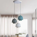 Axyaa Modern Macaron LED Pendant Chandelier for Home and Commercial Decor