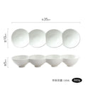 Axyaa Ceramic Serving Plate Set - Molecular Cuisine Restaurant Tableware