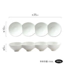 Axyaa Ceramic Serving Plate Set - Molecular Cuisine Restaurant Tableware