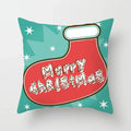 Axyaa Santa Claus Polyester Throw Pillow Case 45X45CM