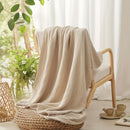 Axyaa 6-Layer Cotton Muslin Summer Blanket - Lightweight, Breathable, Room Decor