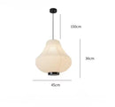 Axyaa Wabi Sabi Pendant Light - Japan Style Rice Paper Lantern for Dining Room