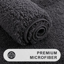 Axyaa Shaggy Bath Mat Soft Plush Non-Slip Absorbent Washable Carpet