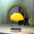 Axyaa Glass Table Lamp for Bedroom, USB Plug-In Retro Decor for Living Room