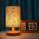 Nordic Girlish Wood & Metal Table Lamp for Bedside, Dimmable Warm Light