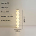 Axyaa Eternal Pillar LED Floor Lamp - Luxury Nordic Design for Living Room and Bedroom