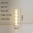 Axyaa Eternal Pillar LED Floor Lamp - Luxury Nordic Design for Living Room and Bedroom