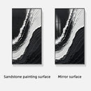 Sandstone Abstract LED Hanging Painting by Axyaa for Modern Decor in Living Rooms & Corridors
