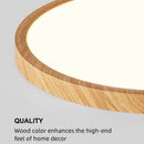 Axyaa Wood Grain LED Ceiling Light: Ultra-thin 3 Colors.