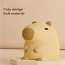 Axya Capybara Night Light: Rechargeable Dimming Nursery Lamp
