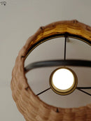 Axyaa Rattan Weaving Table Lamp - LED E27 Vintage Desk Light
