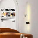Axyaa Dimmable LED Wall Lamps: 360° Rotation LED Wall Lights for Corridor, Bedroom, Interior Lighting