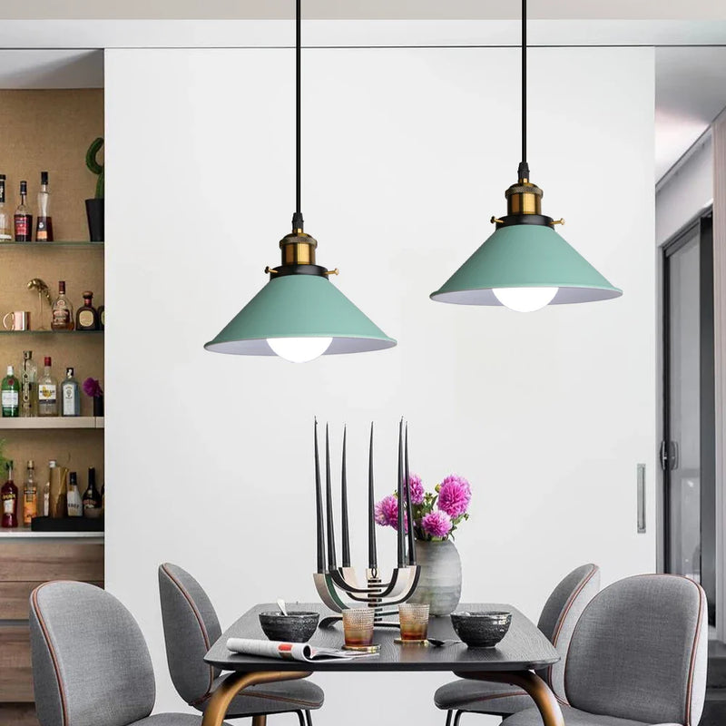 Axyaa Retro Chandelier Pendant Light for Living Room Ceiling - Industrial Style