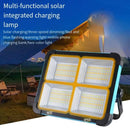 Axyaa Portable Solar Flood Light with USB Rechargeable LED for Camping and Outdoor Work