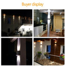 Axyaa LED Up Down Wall Lamp 6W IP65 Aluminum for Home Indoor Outdoor Garden
