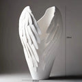 Axyaa White Ceramic Vase: Home Living Room Decor and Dining Room Centerpiece