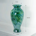 Axyaa Glass Vase Dining Table: High-end Artistic Display Piece for Light Luxury Decor