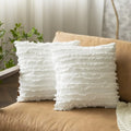 Axyaa Super Soft Cushion Cover for Living Room Decor - 45x45cm & 30x50cm