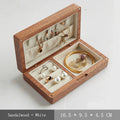Axyaa Black Walnut Solid Wood Jewelry Box Retro Storage Box