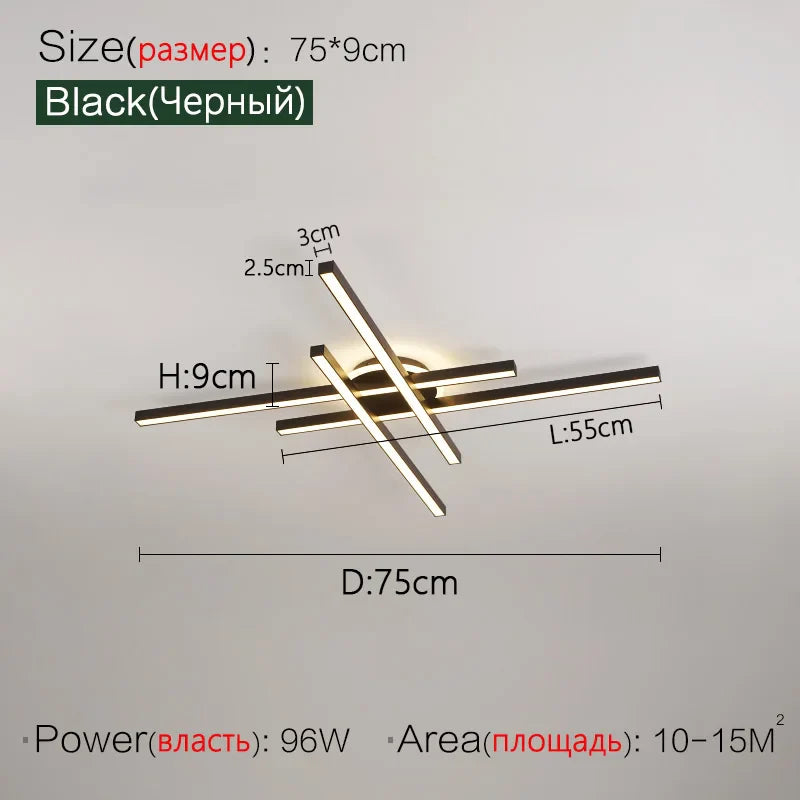 Nordic LED Ceiling Chandelier for Living Room Dining Bedroom - Axyaa
