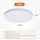 Axyaa Modern LED Circular Ceiling Light for Bedroom Living Room, Ultra-thin 18W-48W
