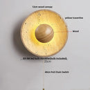 Axyaa LED Wall Lamp Sconce Yellow Travertine Waterproof Outdoor Stair Light