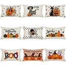 Axyaa Halloween Pumpkin Pillow Cover Fun and Simple Design