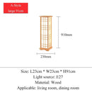 Axyaa Solid Wood Floor Lamp LED for Living Room, Bedroom & Dining Table